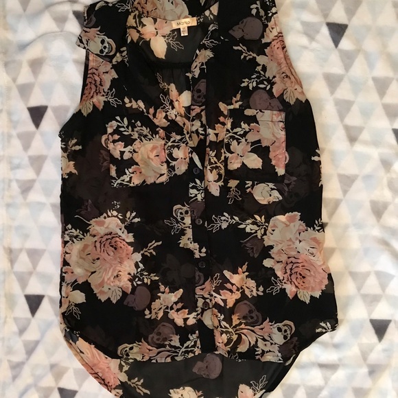 Tops - Sheer sleeveless top